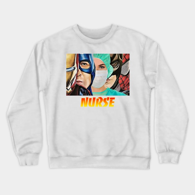 Nurse Crewneck Sweatshirt by Rondeboy